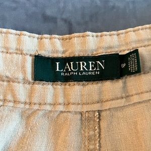 EUC LAUREN BY RALPH LAUREN LINEN PANTS